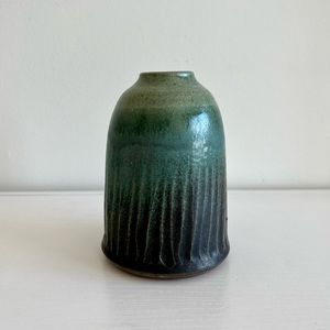 Vintage Handmade Studio Pottery Textured Vase